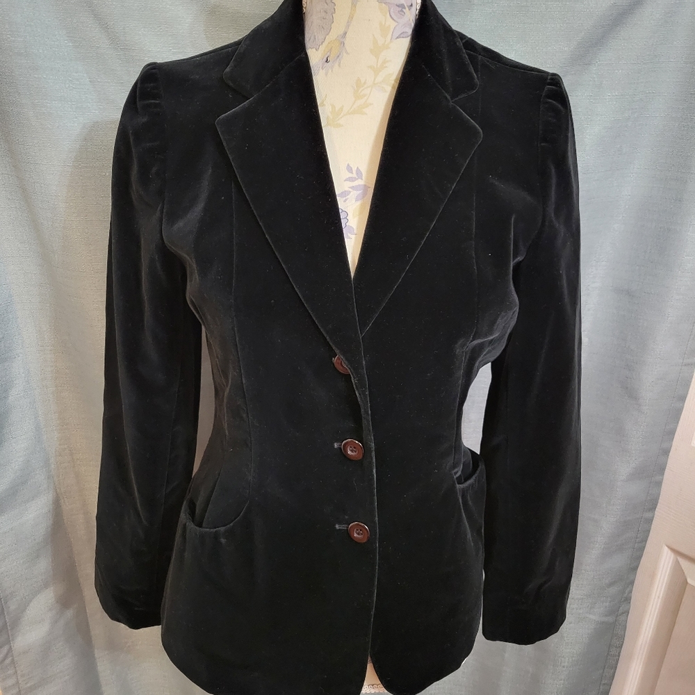 Vintage Kirkland Hall Velvet Blazer